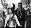 L to R: Slammaster Jen Harris, Ezhno Martin (back), Dylan Kingsley (front), Keith Bohannon, Jeanette Powers