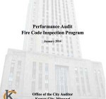 Audit of Kansas City fire department fire inspection.