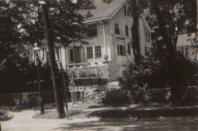 One of the homes from our featured block, 45th to 46th between Holmes and Rockhill, as it looked in 1940. 