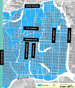 Boundaries of the proposed Midtown charter schools. Courtesy Midtown Community School Initiative RFP. 