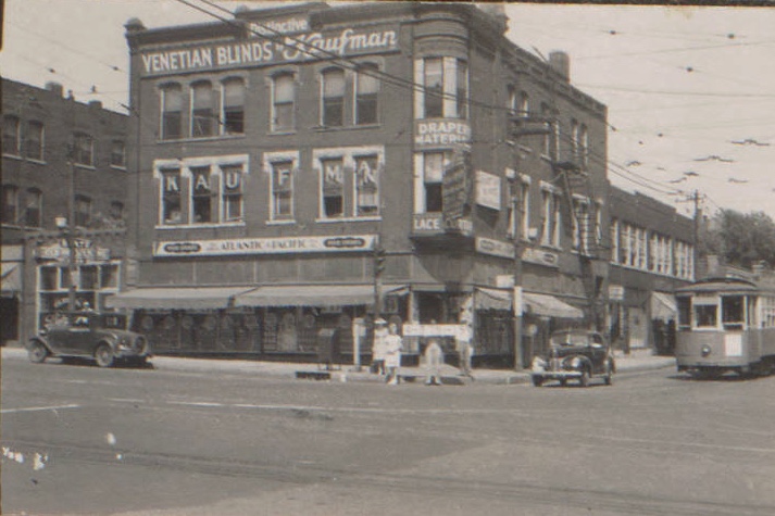 The corner of Thirty-first and Main in 1940.