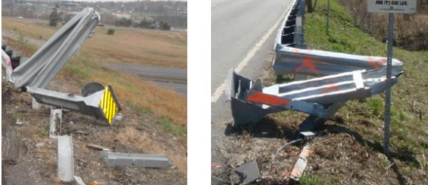 A Jackson County class-action lawsuit involves guardrail endcaps which it alleges can cause injury and death.