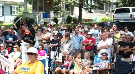PorchFest 2014 in the West Plaza neighborhood. 