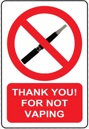 thank you for not vaping