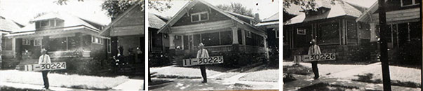 Archibald Street homes in 1940.