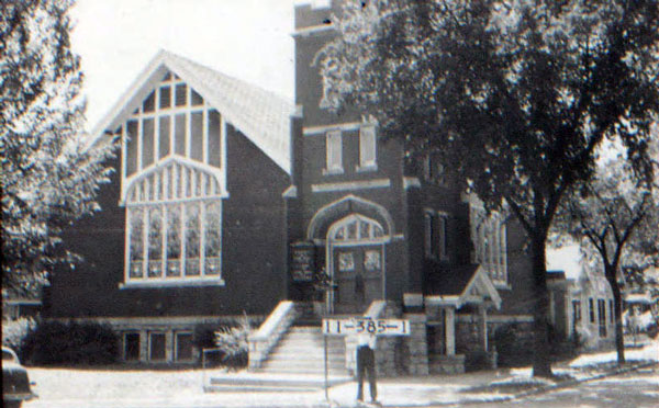 The Swedish Covenant Evangelical Church at the corner of 42nd and Terrace served the surrounding Swedish community. 
