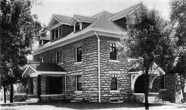 When J. Logan Jones, one of the founders of the Jones Store Company, moved into this house on the south side of Armour between McGee and Gillham, it was surrounded by old growth forest. The house later became the home of Bishop Thomas Francis Lillis before it was demolished in 1959.