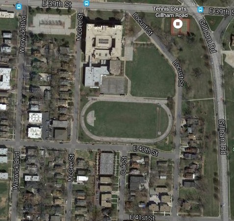 A recent Google Maps image of the site.