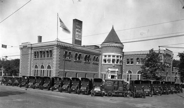 The Wonder Bread Building at 30th and Troost, built in 1914 as the Campbell Baking Company, has been in the news because of a redevelopment plan for the site. Seen here in 1923, the company baked and delivered bread to many people in Midtown Kansas City. 
