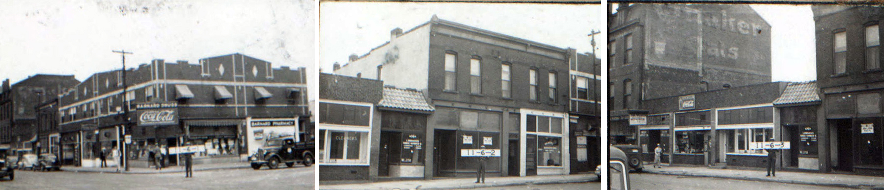 31st Street shops in 1940.