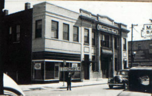 The bank at the corner of Westport Road and Broadway looks much the small today as it did in this 1940 photo. The block it occupies looks much the same as well. Although businesses have come and gone, the block has retained much of the same appearance it had in the early 1900s when most of its structures were built.
